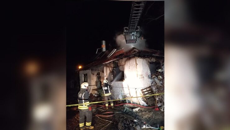 Konya’da ev yangını 1 can aldı