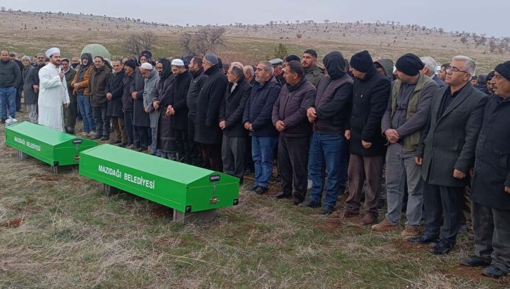 Mardin’de buz tutan gölde hayatını kaybeden çocuklar toprağa verildi