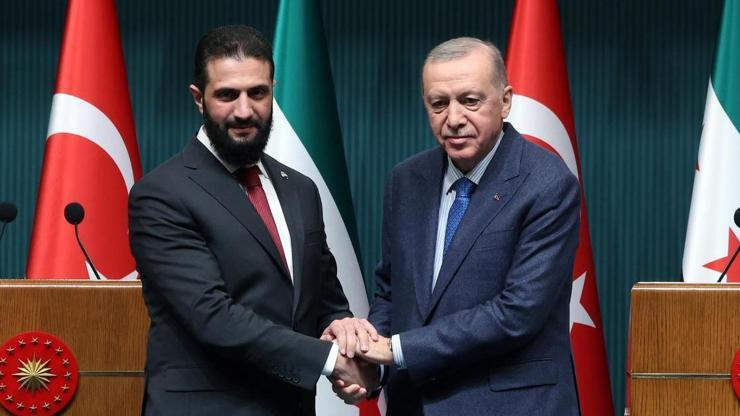 SON DAKİKA HABERİ: Cumhurbaşkanı Erdoğan, Şara ile görüştü