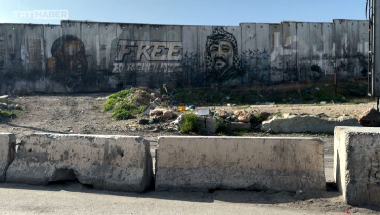 Ayrım duvarları gölgesindeki Batı Şeria