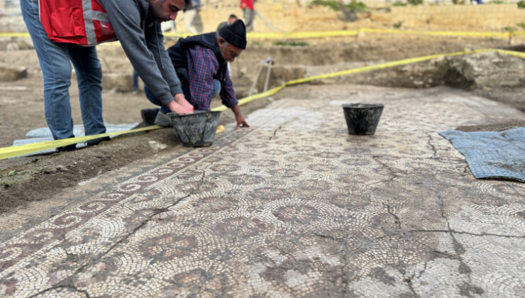 Hatay'da Geç Antik Çağ'a ait mozaik bulundu