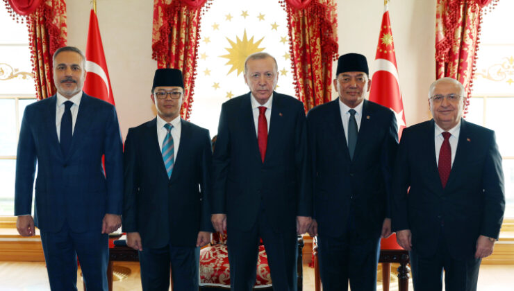 Cumhurbaşkanı Erdoğan Endonezyalı bakanları kabul etti