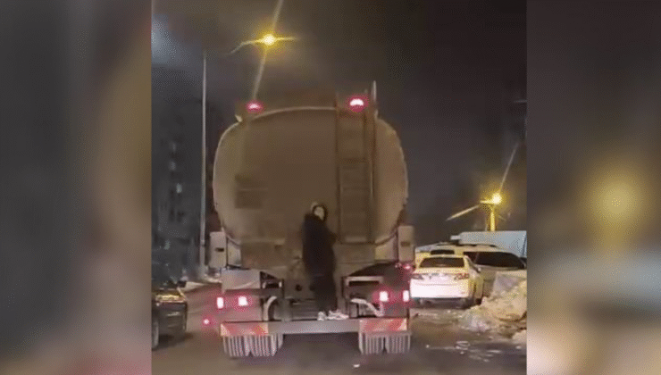 Diyarbakır’da çocuğun tehlikeli yolculuğu