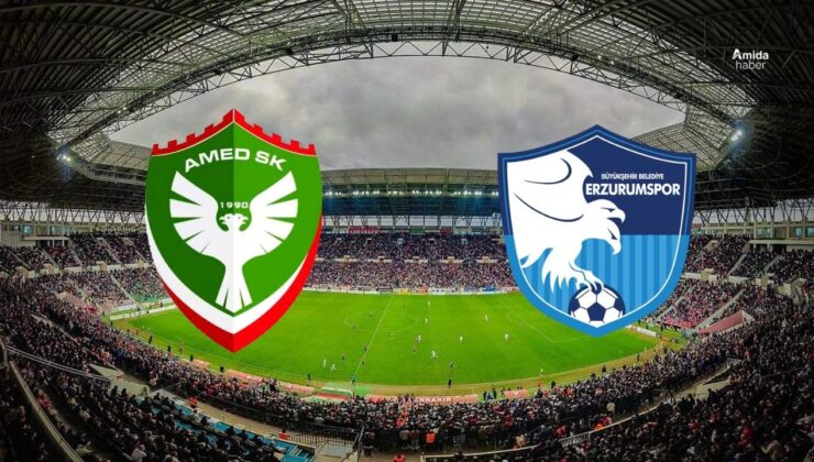 Amedspor’un Erzurumspor maçı ilk 11’i belli oldu