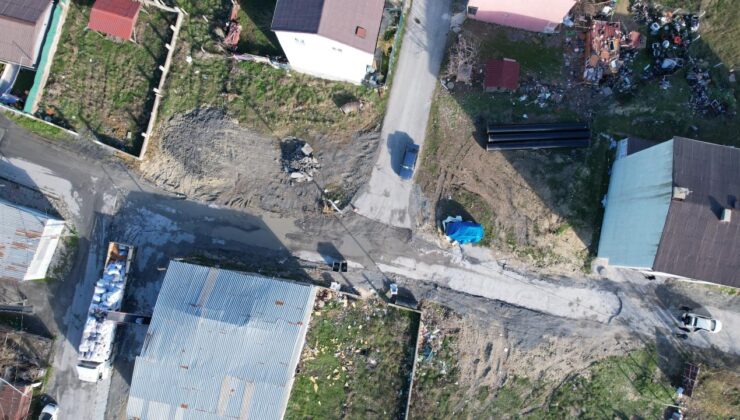 Arnavutköy’de İSKİ çalışması yarım kaldı