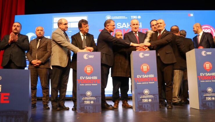 Siirt ve Van'da yapılacak konutların hak sahipleri kurayla belirlendi