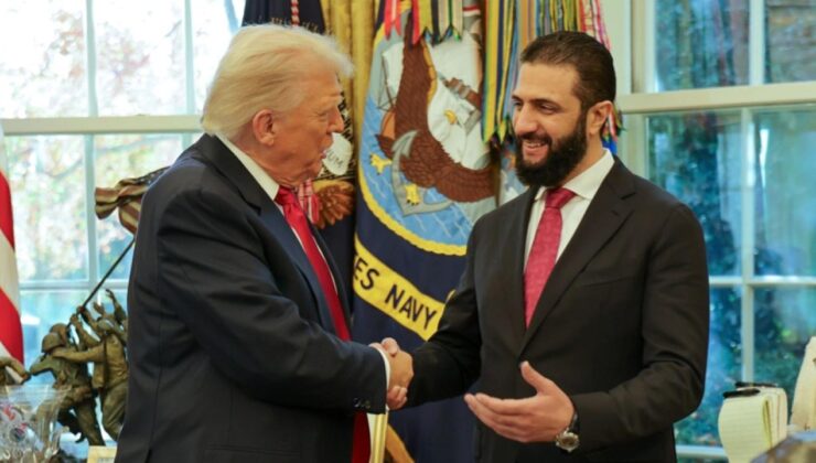 ABD Başkanı Trump, Suriye Cumhurbaşkanı Şara ile görüştü