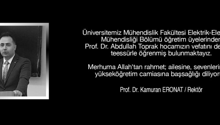 Diyarbakır  üniversitesinin sevilen hocası yaşamını yitirdi