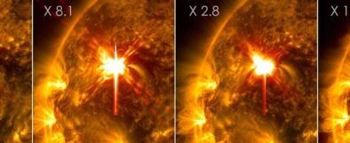 Güneş’te art arda dört büyük patlama