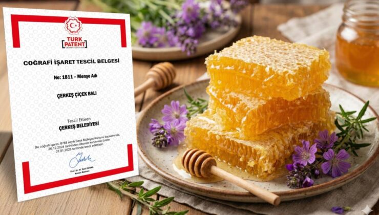 Çerkeş çiçek balı tescillendi