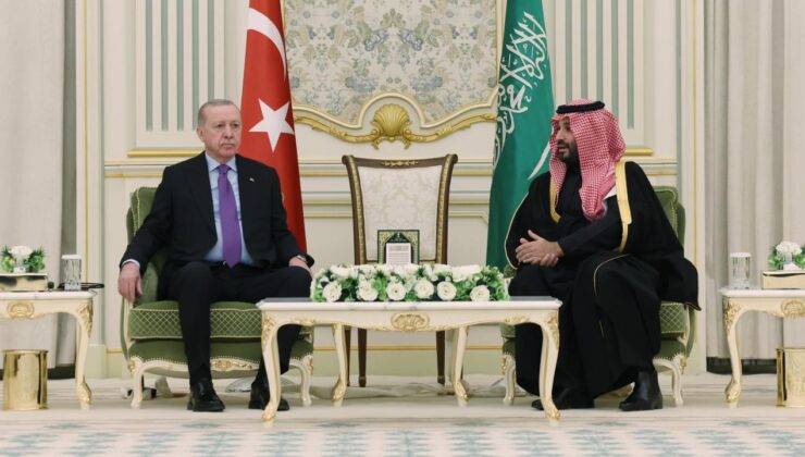 Cumhurbaşkanı Erdoğan, Suudi Arabistan Veliaht Prensi Selman ile görüştü