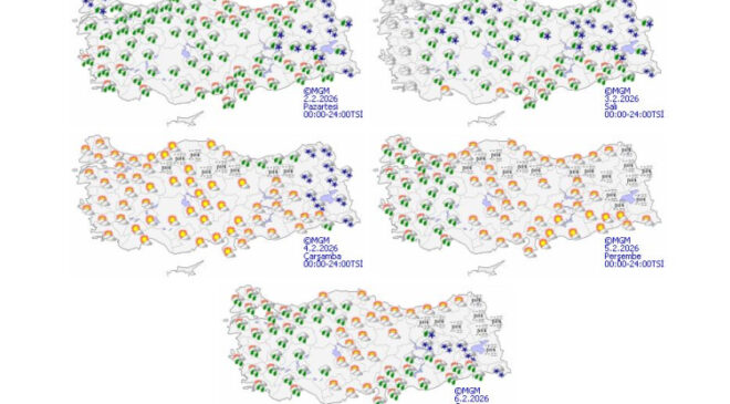 Meteoroloji 53 ili uyardı: Sağanak, fırtına ve kar bekleniyor