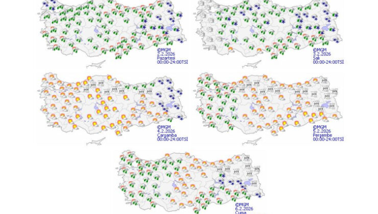 Meteoroloji 53 ili uyardı: Sağanak, fırtına ve kar bekleniyor