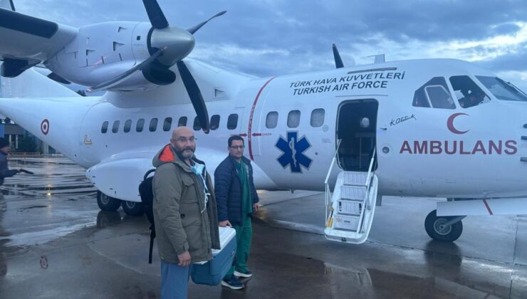 Acil organ nakli için Hava Kuvvetleri devreye girdi
