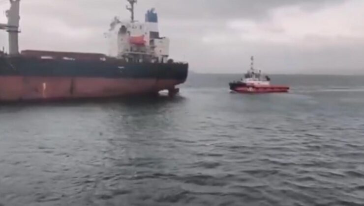 İstanbul Boğazı’nda arızalanan gemi kurtarıldı