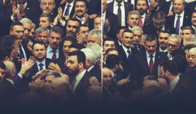 CHP’li vekillerden TBMM’de kürsü provokasyonu