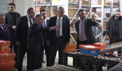 Bakan Memişoğlu ilaç lojistiğini yerinde inceledi