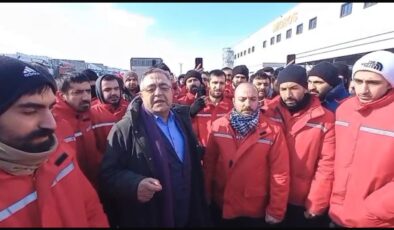 Tanrıkulu, Diyarbakır’da eylem yapan işçileri ziyaret etti