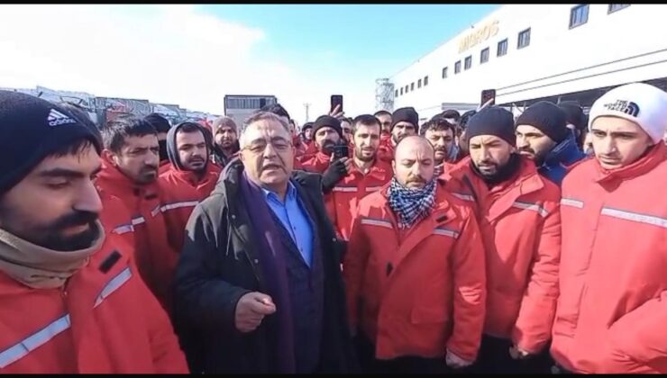 Tanrıkulu, Diyarbakır’da eylem yapan işçileri ziyaret etti