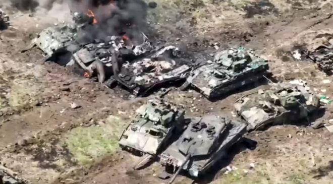 Harp sahasından gelen görüntüler: Tanklar için yolun sonu mu?