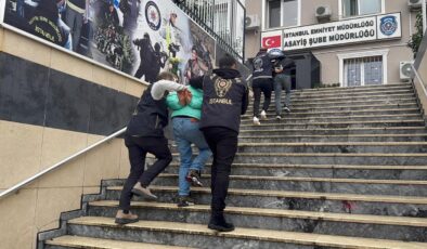 İstanbul’da suç örgütlerine yönelik operasyonda yakalanan 128 zanlı tutuklandı