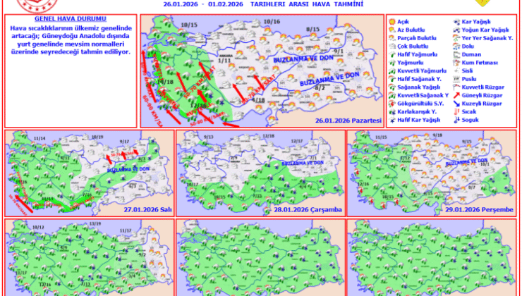 22 il için “sarı” uyarı: Sağanak ve fırtınaya dikkat