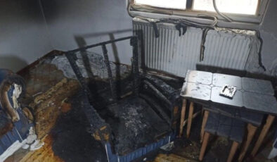 Siirt’te ev yangını: 2 çocuk dumandan etkilendi