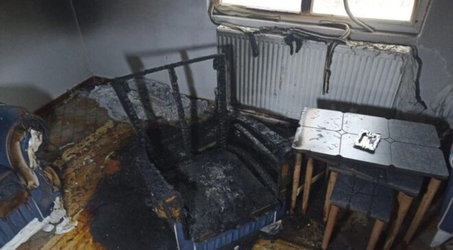 Siirt’te ev yangını: 2 çocuk dumandan etkilendi