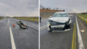 Şanlıurfa'da kaza: Motosikletin sürücüsü öldü