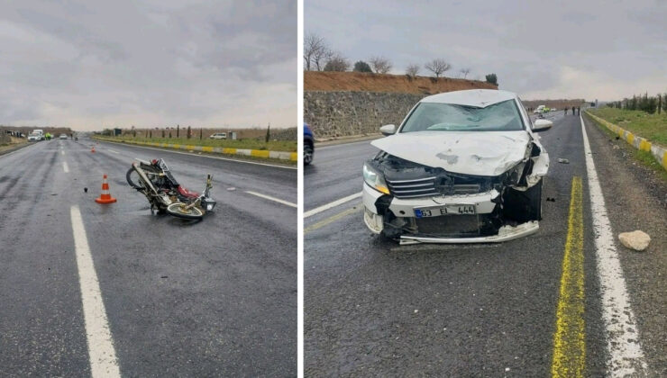 Şanlıurfa'da kaza: Motosikletin sürücüsü öldü