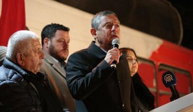 Özgür Özel'den Tanju Özcan'ın gözaltına alınmasına tepki