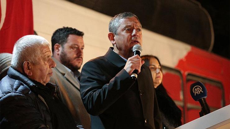 Özgür Özel'den Tanju Özcan'ın gözaltına alınmasına tepki