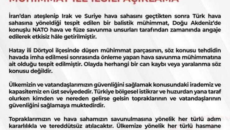 SON DAKİKA… MSB’den etkisiz hâle getirilen balistik mühimmat ile ilgili açıklama – CNN TÜRK Haberler | Video