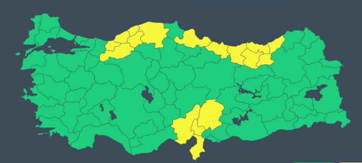 Denizlerde fırtına uyarısı