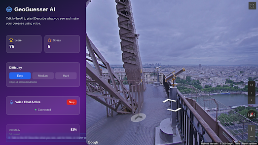 GeoGuesser – Yapay zeka tarafından barındırılıyor