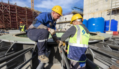 Akkuyu’da kritik yapısal bileşen monte edildi