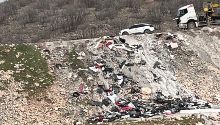 Diyarbakır’da oto sanayi atıkları doğayı tehdit ediyor