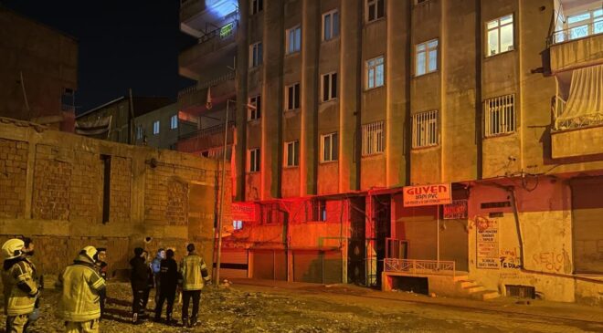 Diyarbakır’da 8 katlı bina tedbiren boşaltıldı