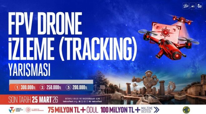 TEKNOFEST FPV Drone İzleme Yarışmasına başvurular sürüyor