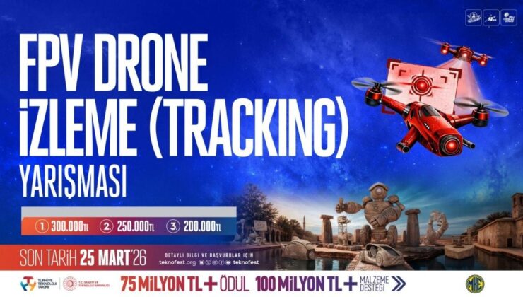 TEKNOFEST FPV Drone İzleme Yarışmasına başvurular sürüyor