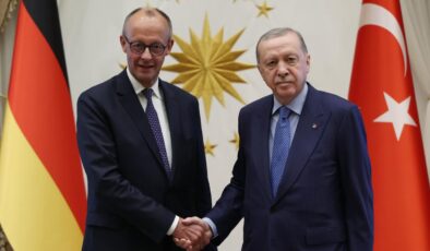 Cumhurbaşkanı Erdoğan, Almanya Başbakanı Merz ile görüştü