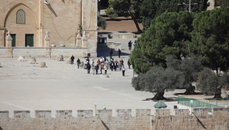 Mescid-i Aksa’ya geçen yıl 65 bini aşkın işgalci baskın düzenledi