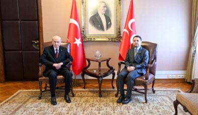 Adalet Bakanı Gürlek, MHP Genel Başkanı Bahçeli’yi ziyaret etti