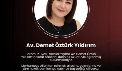 Diyarbakır Barosu üyesi Yıldırım yaşamını yitirdi