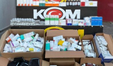 Adana’da 6 bin 247 ilaç ve 216 tıbbi cihaz ele geçirildi