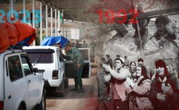 Bu kez Ağdamlı Lokman ve Füzulili Vüsal Ermenileri uğurluyor