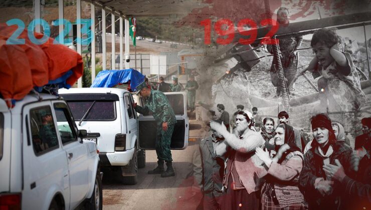 Bu kez Ağdamlı Lokman ve Füzulili Vüsal Ermenileri uğurluyor