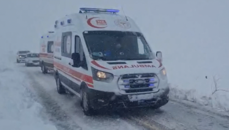 İneğin darbesiyle yaralanan gencin imdadına ekipler ulaştı