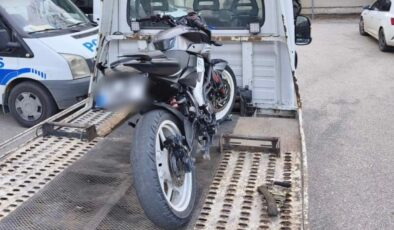 “Dur” ihtarına uymayan motosikletliye ve sahibine 285 bin lira ceza