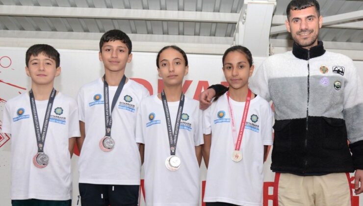 Diyarbakır'a madalyalarla döndüler